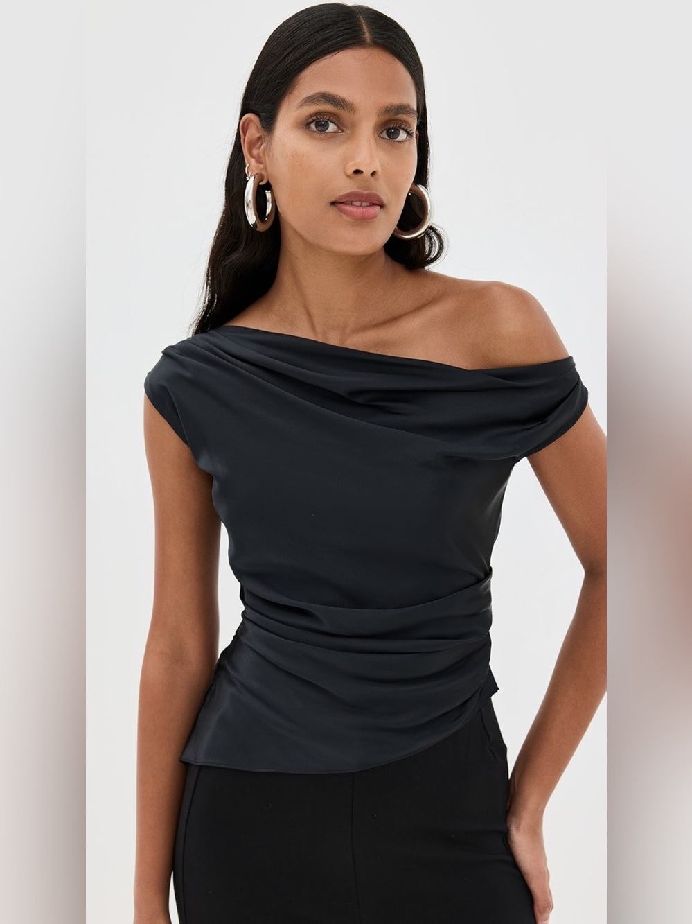 STAUD Phare Top in Black, Size 4